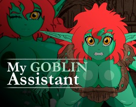 My Goblin Assistant - You play as a young alchemist named Theodore. The week begins with familiar routines. Potions are brewing, and customers are already waiting at the door of your workshop. You allow yourself to enjoy the calm of the morning, but the silence is broken by a knock at the door. On the doorstep stands your friend Darlan. There is worry in his eyes as he asks you for help and offers something in return. Suddenly, a small figure flashes behind his back. Peeking out from behind his leg, a goblin girl looks at you with curiosity. You agree to take her in. And with her arrival, your life is turned upside down! This sexy goblin girl will serve you, but not in the usual sense. Her boobs and pussy are entirely at your disposal!