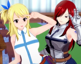 Naughty Tail - Welcome to a realm of magic, mystery, and enchanting anime girls! You play as a regular guy who enjoys nights out with friends at the local bar. But one day, you stumble upon a mysterious portal. Where does it lead? Only you can find out, as you’re the only one able to pass through. A voice in the darkness speaks to you of the Naughty Tail world, a land of magic and alluring women, filled with challenges and otherworldly pleasures. What fate awaits you? Will you dominate and bend everyone to your will, or will you save the world from catastrophe? The choice is yours in this unforgettable adventure!