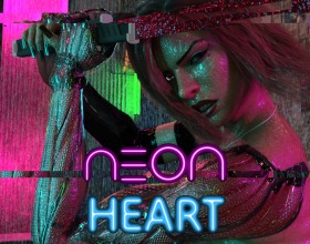 Neon Heart - Welcome to a visual novel for adults set in the dark, twisted world of cyberpunk! A sexy mercenary decides to quit her old job and retire. She’s just too tired of the shootouts and chases. But now, she returns to help pay off her friend’s debt. This takes her back into the world she tried to escape - the world of lust, greed, and deception, where corporate conspiracies and mysterious cults thrive. She’s left only with her two old friends. Follow as her moral foundation starts to crumble and her sexuality is tested. Temptations lurk around every corner in this neon madness. Go ahead!