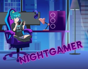 Nightgamer - You're playing as a boyfriend who's got to keep his girlfriend, the gamer, happy and entertained. You have to make her joyful in and out of the game world. Your goal is fulfilling her desires and earning points to unlock exciting new sex scenes. Use WASD or the arrow keys on PC or touch controls on your mobile to move around the apartment. Interact with objects and your girlfriend to do things that keep her hooked on the games or just distracted in other ways. Be creative and find out what makes her happiest, but watch out - if she gets bored, she could leave!