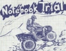 Notebook Trial - Your aim in this drawn trial bike game is to reach the finish line as quick as you can. You can choose between bicycle, motorcycle or quad bike. To keep your balance and control your bike use Arrow keys. Press Z to boost.