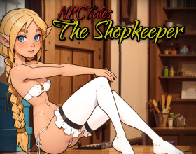 NPC Tales: The Shopkeeper - You play as a traveling thief who explores a fantasy world. As a famous thief, you will use every opportunity to steal something. Go to the store and try to charm the pretty saleswoman to steal as many things as possible. But be careful, one wrong move and she'll call the guard.