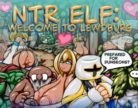 NTR Elf: Welcome to Lewdburg - Welcome to Lewdburg, a charming yet incredibly horny little town! Life here goes on as usual, but with one small catch. The town is populated entirely by men! Fortunately, things change when the gods send their heroes, including a gorgeous elf priestess. You play as an ordinary guy living in this unusual place. You are a bit of a loser, but good-hearted and curious, soon swept up in a whirlwind of events. Expect new encounters, sex rituals, and plenty of “blessings” the elf priestess eagerly shares while learning local customs. Well, I think you get the idea. Can you keep her here, in this city of temptations? Or will you join her in her divine debauchery?