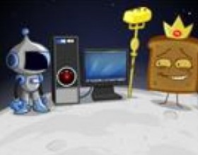On the moon Ep. 10 - Toaster king bought a new computer and he feels so excited about it. He got his first email but he was so disappointed when he noticed that email is sent by Insanity prawn boy. When he got second mail from Insanity prawn boy and was sad because it wasn’t so important mail.