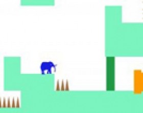 Only Level - Help elephant beat all levels. Your aim is to get to the exit. Use your knowledge of gaming  to find your way through different challenges. Use arrow keys to move the elephant. Sometimes you will have to use mouse too.