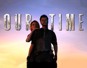 Our Time - In 2038, the world changed forever. A genetically engineered virus, accidentally released from a secret underground laboratory, began rapidly killing humanity. People aged at a terrifying speed: first in months, then in mere weeks. All attempts to stop the pandemic failed, and civilization collapsed. In the ruins of the old world, an organization called the “Crimson Shield” emerged, but even it could not restore humanity’s former life. You play as a former soldier who leaves his shelter for the first time. A chain of mysterious events leads you to the abandoned city of Evergreen, where among the dead streets you meet a woman who can reignite long-lost hope and awaken intense sexual desires.