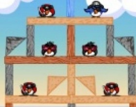 Penguin Slice Part 2 - Slice the Penguins once again. These angry birds must die, but you have to save all Eskimo babies. Cut the stone, wooden and icy blocks to ruin these constructions and kill all penguins. Use mouse to draw lines and cut the blocks.