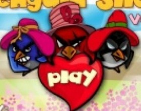 Penguin Slice Valentine - This is a lovely Valentine's day version of well known online game Penguin Slice. As usually your task is to slice different blocks to harm all penguins and save the babies. Finish all 60 levels and set the highscore. Use mouse to slice objects.