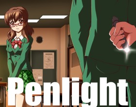 Penlight - Dive into a dynamic cum-soaked visual novel set in a high school. The story revolves around themes of mental influence and suggestion. Although the game is still in development, you can experience the complete story from beginning to end. Plus, you'll encounter many different endings, all depending on your choices! You play as a lonely and troubled young man, Kei Koyama. He hasn't given up hope on improving his relationships with his classmates, and to do so, he decides to use the power of suggestion. Armed with a modified laser pointer, he sets out to change his world, starting with the class representative. And the further he goes, the more perverted his goals become!