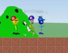 Platform Racing 2 - Your goal is to race with other online players around the world and try to get in first position. Use arrow keys to move. Hold down Down arrow key to charge a super jump. Press Space to use an item which you have picked up by the way.