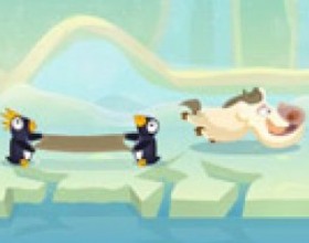 Polar Boar - This is the penguin's idea of having fun :) Throwing a boar in the air. See how far you can launch the boar in this game with cannon. Use arrow keys to control the game. SPACE BAR – powerup. S – sound. M – music. Q – menu.