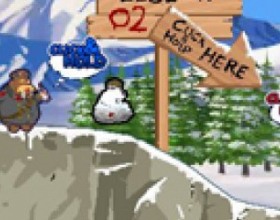 Polar PWND 2 - Our hero is polar bear named Boris. His biggest enemy is Der Feather. Your task is to fight against dozens of enemies, use different tools to complete 26 levels fulfilled with penguin smashing. Use Mouse to place any objects or bombs on the screen.