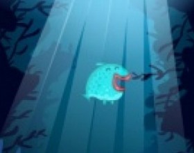 Pour The Fish - Your goal is to save the fish by delivering some water to it. To do that you are able to dig the channels through the ground to make a path for water flow. Try to pour bottles on your way and avoid monsters. Use Mouse to play this game.
