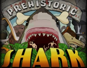 Prehistoric Shark - Turn the prehistoric world into total chaos. Control your hungry shark and eat other animals, sink boats and many more. Use your arrow keys to control the shark. Press A to attack.