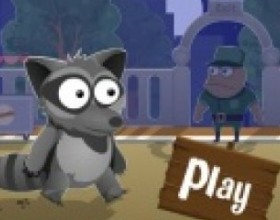 Raccoons Break Out - Your mission is to help little raccoon to escape from the prison. To do that you must solve dozens of sticky situations and pass the guards without being caught. Use your mouse to point and click on objects.