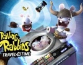 Raving Rabbids Travel in Time - Your goal is to kill all people in limited amount of time by throwing toilet paper rolls. Use your mouse to aim and set the power of your shoot. Click to fire. Pass explosive paper rolls to other bunnies to reach all workers around the level.