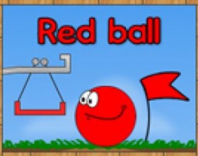 Red Ball I - In this first part of these games series are lots of interesting adventures and physical tricks to perform with a Red Ball and 17 fun levels. Use Arrow keys to move the ball. P to Pause, R to Restart, ESC to quit game.
