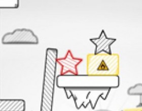Redstar Fall Pro - Your goal in this physics based game is to put red star on a platform as fast as You can and with minimal number of clicks. Click the shapes with the mouse to remove them. Be careful - don't let the Redstar fall down from the platform. Use the Space or R key to restart level.
