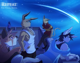 Repeat - This porn game takes place in a furry city where, at first glance, everything seems perfectly ordinary. People study, make friends, and walk familiar streets, yet beneath this everyday life lies a world filled with supernatural powers and hidden mysteries. After enrolling in the local school, you begin to notice that something isn't right. The deeper you investigate these strange events, the more you realize that the truth comes at a price, and that you may end up in serious danger yourself. But are you really going to back down? Meet attractive characters, explore gay relationships, unlock new storylines, and make decisions that shape the course of the story. Every choice you make truly matters!