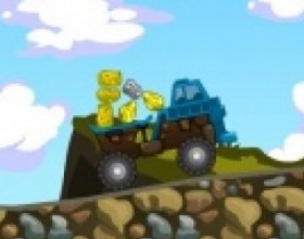 Rock Transporter 2 - Игрушка про перевозчика камней продолжается - новые уровни и улучшения. Твоя цель - перевезти камни из пункта А в пункт Б. Старайся доставить до сортировочного пункта все камни, чтобы заработать больше денег, а затем потратить их на полезные апгрейды. Передвижение стрелками. Жми R, чтоб начать сначала.