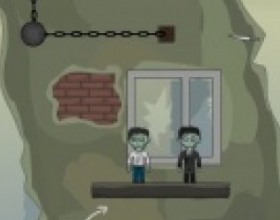Rolling Fall - Your aim is to cut chains using right timing to hurt all zombies with the balls attached to those chains. Kill zombies as fast as possible to get more points. Click on the chains to cut them with your knife.