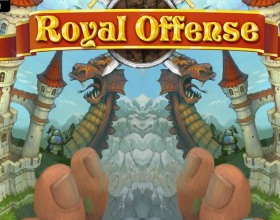 Royal Offense - Твоя миссия - управлять своими воинами сражаясь со злыми и мистическими существами. Попробуй уничтожить их базу. Зарабатывай деньги и трать их на обновления или на воинов или на добытчиков золота.