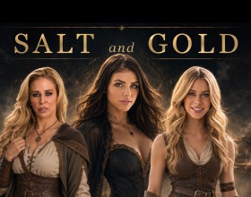 Salt and Gold - You return from a failed expedition three months after everyone had already assumed you were dead. But you didn't come back alone. A fragment of Sirissia, an ancient goddess of desire, lust, and temptation, now resides within your mind. And that means the greatest danger is now inside you! Sirissia offers you power, influence, and the chance to fulfill your most forbidden fantasies, making it harder and harder to resist her. The stronger her influence becomes, the more you begin to change. Your class, decisions, relationships with other characters, and the level of corruption taking hold of you will determine which path you follow and how you face the threats looming over Marrowgate. Will you resist the dark power or embrace its gifts? Your fate is now entirely in your hands.