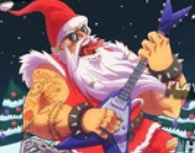 Santa Rock Star part 2 - В прошлом году Санта Клаус победил в рок-битве тролля, и в это Рождество он дает сольный тур по всему миру! Используйте клавиши A, S, D, F, G, чтобы сыграть гитарное соло в одной из кавер-версий праздничных песен. Выбирай Основной режим или режим Рок-Звезды и путешествуй по свету!