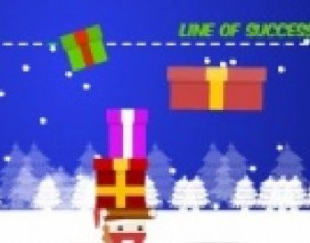 Santa Stacker - Your task is to catch all the presents that are falling from the sky. Help Santa to stack them in one big heap and reach required high of your present tower. Use your mouse to move Santa around the screen and stack the presents.
