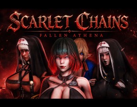 Scarlet Chains: Fallen Athena - Warning: the game does not work in Google Chrome, so try a different browser. Young Athena wakes up in a town consumed by lust and depravity. Nothing comes for free here, and every ally has their own interests. Athena gets to decide what she’s willing to sacrifice and what price she’s prepared to pay for a favor. This game takes you into a dark fantasy world that follows its own rules and changes according to your decisions. Meet its inhabitants, build relationships, take on jobs, and gradually figure out who you can trust and who you’re better off keeping at a distance! During the day, new opportunities become available, while night brings temptation and desire. Fight, explore the town, and find your own path among horny men who are constantly looking for a chance to have sex with you!