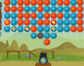 Shields of Gemland - You have to shoot balls with your cannon to same colored balls to clear the levels, collect the gems and ultimately restore the Shields of Gemland. Adventure consists of 80 levels. Use ultimate upgrades for your cannon. Use mouse to move and shoot the cannon. Collect power-ups.