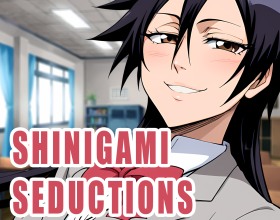 Shinigami Seductions - Welcome to an explicit visual novel that plunges you into the exciting universe of the legendary game Bleach. You play as a young student striving to develop your spiritual powers. Soon you discover that intimacy with girls increases your energy. Where will this lead? Form passionate connections and seduce well-known anime heroines like Rukia Kuchiki, Orihime Inoue, Tatsuki Arisawa, and Chizuru Honshou. Explore their desires, flirt, and unlock steamy scenes through natural relationship development. Each heroine has her own personality, secret fantasies, and rather dirty secrets! Will you build strong bonds or simply give in to lust? In this world, control over passion is in your hands.