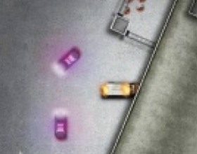 Slam Drift - Your task is to stay on the road as long as possible. Avoid from police cars, don't crash into the buildings. Use Arrows to control your car. Collect different power ups on your way. Press Space to use them.