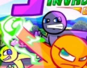 Slush Invaders - Another great upgrade launching game where your task is to kick and cause maximal damage to your blue enemy by punching him. Use Q W E to switch between the enemy targets. Click or press Space to launch your enemy. Use Mouse to attack in the air.