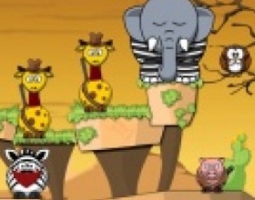 Snoring 2 Wild West - Your aim is to wake up the elephant because his snoring is deafening! You must click on other animals using your mouse to activate them. Each animal performs different action so you must pick the right order to activate them.