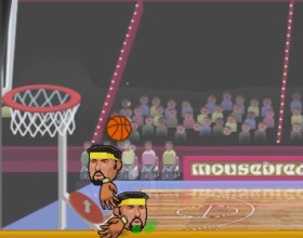 Sports Head Basketball - Maybe you remember previous Sports Head games, or maybe you remember some of the very first volleyball games. Anyway, this is just the same, the only difference is that you have to get the ball in the basket. Try to collect some bonuses. Use Arrow keys to move, press Space to swing your arm.