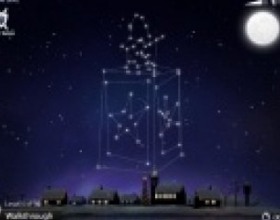 Starlight Xmas - Твоя задача в этой рождественской версии Starlight  найти правильную точку в небесах, в которой все звезды становятся на свои места и создают картины. Двигай мышкой, чтобы увидеть, что происходит со звездами.