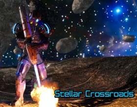 Stellar Crossroads - In the distant future, humanity has been pushed out into new territories after a brutal war with aliens. It's been 150 years since the fighting stopped, and the battlefields have now become valuable mining colonies. You're just an ordinary miner trying to make it, until one day everything changes. Suddenly, you inherit a whole space station, throwing you into a world of power plays, intrigue and untold sex delights. Meanwhile, the original owners of these lands are starting to rise up, determined to take back what was theirs. Tensions are rising and rival factions are vying for control. You have to navigate a web of alliances, enemies and forbidden attractions.