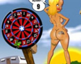 Strip Darts - باستمرار رشق الأخضر وهدفكم الضوابط سوف تظهر. الافراج عن نبله مع زر الماوس عندما كنت على استعداد لرمي. مسمار عدد Rednecca يريد منك أن تصل وانها سوف تبدأ بإسقاط ملابسها rednecky. الحذر على الرغم من ذلك ، إذا قمت تفوت عليك فقط شخ قبالة لها.