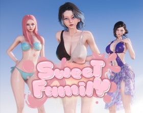 Sweet Family - In this visual novel, you play as a young guy who's trying to navigate the complex emotions of love and lust in a household with your stepmom and two stepsisters after your dad passed away. Your stepmom, Rose, is a strong and caring woman who's dedicated to taking care of the family after your dad's death. You live under the same roof with your sisters, Lina and Mia. Lina is your age and is bubbly and playful, but she has a secret crush on you. Mia is older and has a tough exterior, but there's a secret she's hiding about you that might change everything. How you handle these relationships and the secrets will determine the story and lead to some surprising twists.