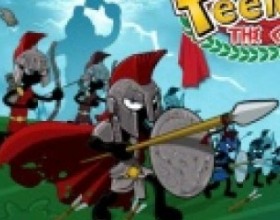 Teelonians: the Clan Wars - Your task is to protect your city from attacking enemies. Place your soldiers to stop them and keep them away from your markets. Collect money by moving cursor over it. Gain research points after each battle and use them to unlock new features.