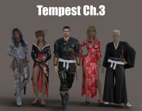 Tempest Ch.3 - Welcome to Chapter 3 of the game! An invisible war between fallen angels and exiled demons has shaped the fate of humanity. Tired of endless conflict, a heavenly goddess and the Prince of the Abyss finally formed a long-awaited alliance. Three divine children were born from their union. Centuries have passed, and now three unusual protectors — an exiled guardian angel, a demon, and a fallen angel, must become their guardians. The future of two worlds, the mortal and the supernatural, depends on their decisions. Remember that every action you take can change the course of the hidden war and disrupt the fragile balance between the forces of Heaven and Hell! Can you maintain that balance when both angels and demons are against you? And yes, this game is packed with plenty of hot porn scenes!