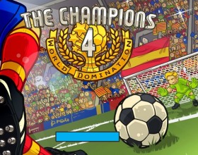 The Champions 4 World Domination - Еще одна милая футбольная игра в которой тебе надо пройти все 29 турниров и стать всемирным доминатором в футболе. Используй стрелки клавиатуры, чтобы управлять. X и C - пас или удар, менять игрока и отнять мяч.