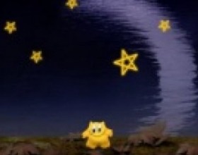 Tigsy and the Stars - Tigsy needs to collect all stars in the level and your task is to help him. Collect all the stars while you're in the air or you have to start over. Click to jump and then move mouse to control Tigsy in the air. Collect achievements too to get a small boost to tour powers.