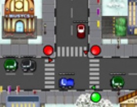Traffic Trouble - More cars mean more traffic lights. Can you handle this mission? In real life this process is controlled by computer. In this game that's your task. Control the traffic anyway you like, but remember that car drivers can be very impatient. Use mouse to control traffic lights.