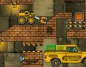 Truck Loader 3 - Truck Loader comes to us with brand new levels and features. As previously your task is to load boxes into large truck. Use Arrow keys or W A S D to move your robot. Press Space to jump. With your mouse you can control your magnetic arm to attract objects.