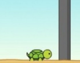 Turtle Run - Your mission is to help turtle reach the wide open sea. There will be falling baseballs that will make this task little complicated. Avoid them or take cover by pressing Arrow key Down. Get in sports cars to reach the ocean faster. Use the left and right arrows to control the turtle.