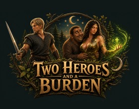Two Heroes and a Burden - Dive into an fantasy porn adventure starring Theon, a noble warrior, and Luna, his devoted healer companion! Bound by love, trust, and dreams of a future together, they make the perfect adventuring duo and believe nothing can ever come between them. But the road to their long-awaited wedding is full of unexpected challenges. Hoping to finally secure their happily ever after, they accept a tempting offer and set out on a lucrative quest. There's just one catch: another man joins their party, and he has some seriously dirty intentions toward Luna! And to make matters worse, she seems increasingly tempted by his advances. Can Theon and Luna keep their love alive, or will temptation tear them apart?