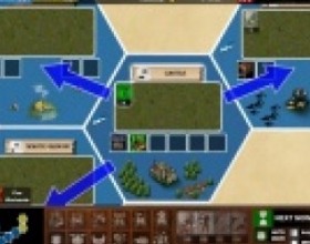 Ultimate War - Your mission is to select your race, successfully command it to destroy other two races. Turn by turn, battle by battle conquer all land. Use mouse to recruit, select, move and order your troops. Use bottoms at the bottom to construct different buildings. During the battle you can select units and command them.