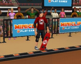 Upipe Skateboard - Use your skateboard to perform outlandish stunts in the air. Drive back an forth on the U-type ramp and feel yourself as a real skater. Reach maximum happiness of the audience to pass the level. Use Arrow keys in combination with X and C keys to perform stunts.